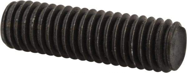 Value Collection - 3/8-16 1-1/4" OAL Fully Threaded Stud - Carbon Steel, Plain Finish - Exact Tool & Supply