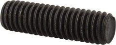 Value Collection - 3/8-16 1-1/4" OAL Fully Threaded Stud - Carbon Steel, Plain Finish - Exact Tool & Supply