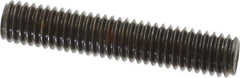 Value Collection - 3/8-16 2" OAL Fully Threaded Stud - Carbon Steel, Plain Finish - Exact Tool & Supply