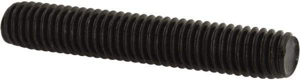 Value Collection - 3/8-16 2-1/4" OAL Fully Threaded Stud - Carbon Steel, Plain Finish - Exact Tool & Supply