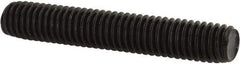 Value Collection - 3/8-16 2-1/4" OAL Fully Threaded Stud - Carbon Steel, Plain Finish - Exact Tool & Supply