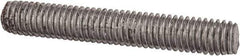 Value Collection - 3/8-16 2-1/2" OAL Fully Threaded Stud - Carbon Steel, Plain Finish - Exact Tool & Supply