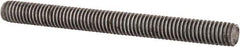 Value Collection - 3/8-16 4" OAL Fully Threaded Stud - Carbon Steel, Plain Finish - Exact Tool & Supply