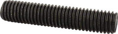 Value Collection - 1/2-13 2-1/2" OAL Fully Threaded Stud - Carbon Steel, Plain Finish - Exact Tool & Supply