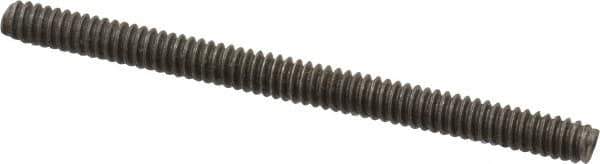Value Collection - #4-40 1-1/2" OAL Fully Threaded Stud - Stainless Steel, Plain Finish - Exact Tool & Supply