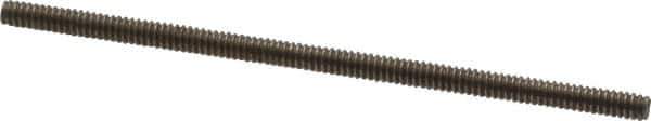 Value Collection - #4-40 2-1/2" OAL Fully Threaded Stud - Stainless Steel, Plain Finish - Exact Tool & Supply