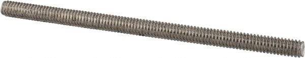 Value Collection - #8-32 3" OAL Fully Threaded Stud - Stainless Steel, Plain Finish - Exact Tool & Supply