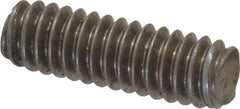 Value Collection - 1/4-20 3/4" OAL Fully Threaded Stud - Stainless Steel, Plain Finish - Exact Tool & Supply