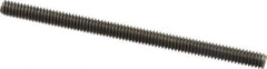 Value Collection - 1/4-20 4" OAL Fully Threaded Stud - Stainless Steel, Plain Finish - Exact Tool & Supply