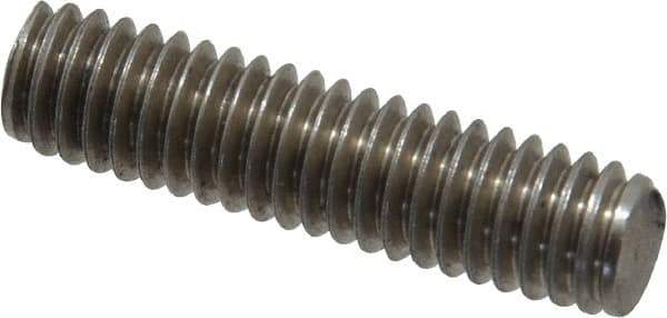 Value Collection - 5/16-18 1-1/4" OAL Fully Threaded Stud - Stainless Steel, Plain Finish - Exact Tool & Supply