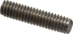 Value Collection - 5/16-18 1-1/4" OAL Fully Threaded Stud - Stainless Steel, Plain Finish - Exact Tool & Supply