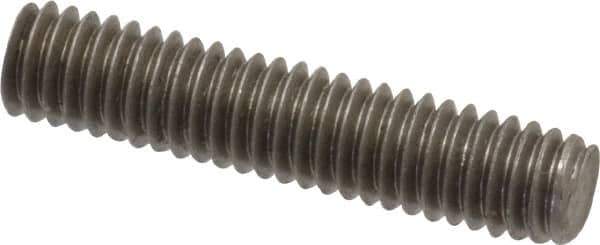 Value Collection - 5/16-18 1-1/2" OAL Fully Threaded Stud - Stainless Steel, Plain Finish - Exact Tool & Supply