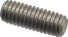 Value Collection - 3/8-16 1" OAL Fully Threaded Stud - Stainless Steel, Plain Finish - Exact Tool & Supply