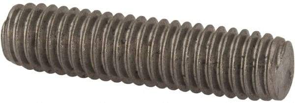 Value Collection - 3/8-16 1-1/2" OAL Fully Threaded Stud - Stainless Steel, Plain Finish - Exact Tool & Supply