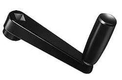Value Collection - 35mm Hub Diam Crank Handle - 17mm Square Bore, 26" High - Exact Tool & Supply