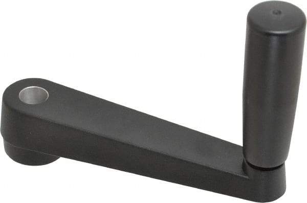 Value Collection - 32mm Hub Diam Crank Handle - 14mm Round Bore, 22" High - Exact Tool & Supply