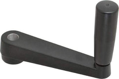 Value Collection - 32mm Hub Diam Crank Handle - 14mm Round Bore, 22" High - Exact Tool & Supply