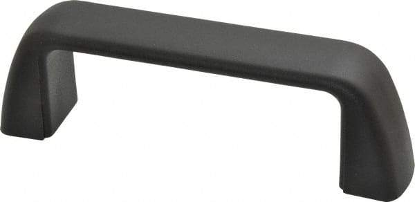J.W. Winco - 4.33" Center to Center, Black Matte Finish Plastic Pull Handle - 1.57" High - Exact Tool & Supply