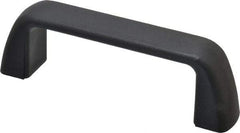 J.W. Winco - 4.61" Center to Center, Black Matte Finish Plastic Pull Handle - 1.57" High - Exact Tool & Supply