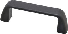 J.W. Winco - 117mm Center to Center, Black Matte Finish Plastic Pull Handle - 32mm Long, 40mm High - Exact Tool & Supply