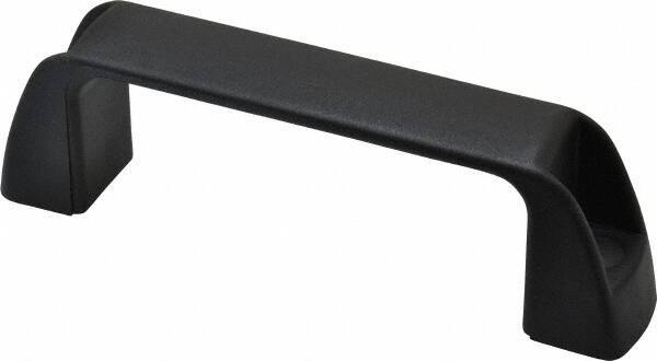 J.W. Winco - 4.61" Center to Center, Black Matte Finish Plastic Pull Handle - 1.34" Long, 1.61" High - Exact Tool & Supply