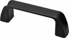 J.W. Winco - 4.61" Center to Center, Black Matte Finish Plastic Pull Handle - 1.34" Long, 1.61" High - Exact Tool & Supply