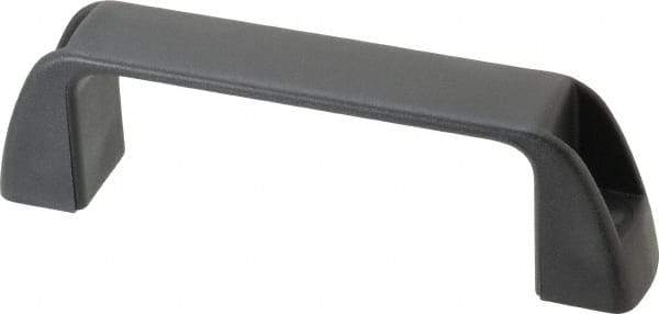 J.W. Winco - 5.2" Center to Center, Black Matte Finish Plastic Pull Handle - 1.46" Long, 1.77" High - Exact Tool & Supply