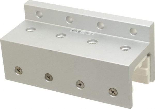 80/20 Inc. - 2-1/2" Wide, 2-3/4" High, Open Shelving Accessory/Component - Aluminum, 6" Long, 6" Deep, Use with Series 15 - 1515 Extrusion - Exact Tool & Supply