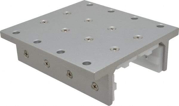 80/20 Inc. - 5-1/2" Wide, 1-7/8" High, Open Shelving Accessory/Component - Aluminum, 6" Deep, Use with Series 15 - 1530 Extrusion - Exact Tool & Supply