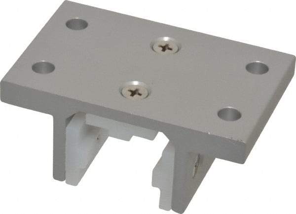 80/20 Inc. - 2.937" Wide, 1.218" High, Open Shelving Accessory/Component - Aluminum, 1-7/8" Deep, Use with Series 10 - 1020 Extrusion - Exact Tool & Supply