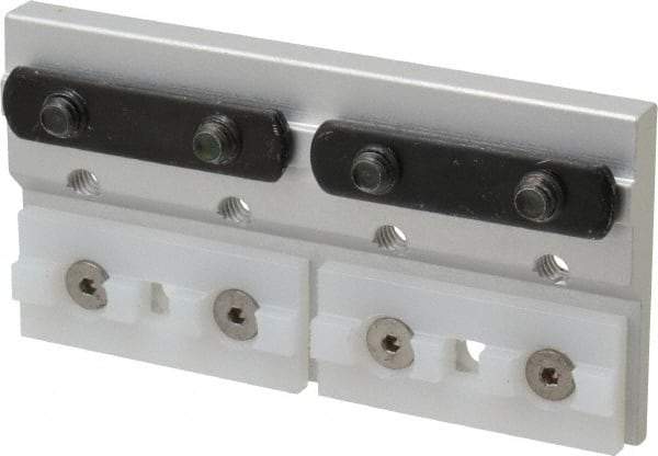 80/20 Inc. - 2.062" Wide, 5/16" High, Open Shelving Accessory/Component - Aluminum, 4" Deep, Use with Series 10 - 1010 Extrusion - Exact Tool & Supply