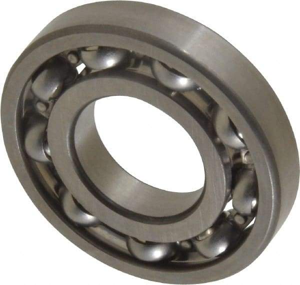 SKF - 3/4" Bore Diam, 1-5/8" OD, Open Deep Groove Radial Ball Bearing - 5/16" Wide, 1 Row, Round Bore, 1,150 Lb Static Capacity, 2,100 Lb Dynamic Capacity - Exact Tool & Supply