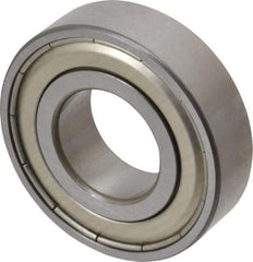 SKF - 3/4" Bore Diam, 1-5/8" OD, Double Shield Deep Groove Radial Ball Bearing - 7/16" Wide, 1 Row, Round Bore, 1,150 Lb Static Capacity, 2,100 Lb Dynamic Capacity - Exact Tool & Supply