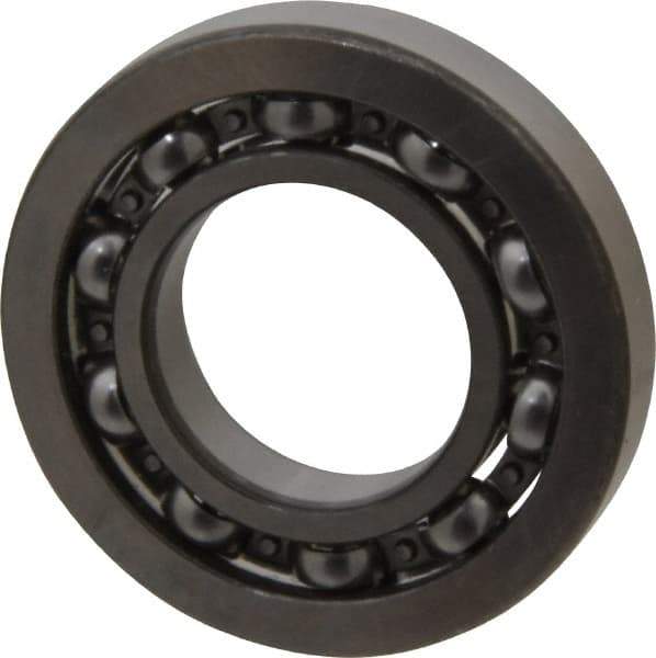 SKF - 1" Bore Diam, 2" OD, Open Deep Groove Radial Ball Bearing - 3/8" Wide, 1 Row, Round Bore, 1,350 Lb Static Capacity, 2,270 Lb Dynamic Capacity - Exact Tool & Supply