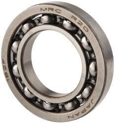 SKF - 1-1/4" Bore Diam, 2-1/4" OD, Open Deep Groove Radial Ball Bearing - 3/8" Wide, 1 Row, Round Bore, 2,090 Lb Static Capacity, 3,150 Lb Dynamic Capacity - Exact Tool & Supply