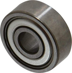 SKF - 1/4" Bore Diam, 3/4" OD, Double Shield Deep Groove Radial Ball Bearing - 9/32" Wide, 1 Row, Round Bore, 261 Lb Static Capacity, 632 Lb Dynamic Capacity - Exact Tool & Supply