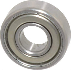 SKF - 1/4" Bore Diam, 5/8" OD, Double Shield Deep Groove Radial Ball Bearing - 0.196" Wide, 1 Row, Round Bore, 139 Lb Static Capacity, 332 Lb Dynamic Capacity - Exact Tool & Supply