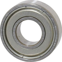 SKF - 3/8" Bore Diam, 7/8" OD, Double Shield Deep Groove Radial Ball Bearing - 9/32" Wide, 1 Row, Round Bore, 301 Lb Static Capacity, 746 Lb Dynamic Capacity - Exact Tool & Supply