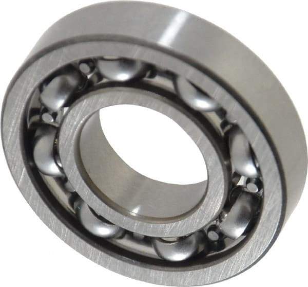 SKF - 1/2" Bore Diam, 1-1/8" OD, Open Deep Groove Radial Ball Bearing - 1/4" Wide, 1 Row, Round Bore, 540 Lb Static Capacity, 1,140 Lb Dynamic Capacity - Exact Tool & Supply