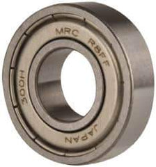 SKF - 1/2" Bore Diam, 1-1/8" OD, Double Shield Deep Groove Radial Ball Bearing - 5/16" Wide, 1 Row, Round Bore, 540 Lb Static Capacity, 1,140 Lb Dynamic Capacity - Exact Tool & Supply