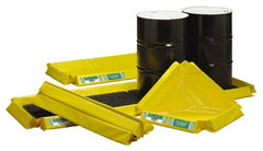 Enpac - Spill Pallets, Platforms, Sumps & Basins Number of Drums: 6 Sump Capacity (Gal.): 60.00 - Exact Tool & Supply