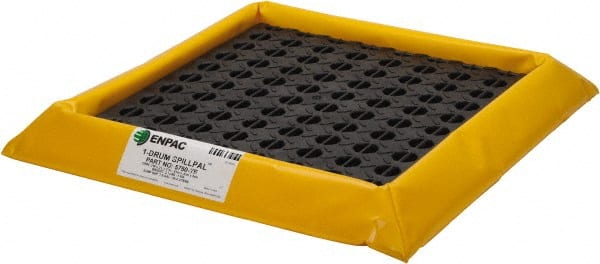 Enpac - Spill Pallets, Platforms, Sumps & Basins Number of Drums: 1 Sump Capacity (Gal.): 10.00 - Exact Tool & Supply