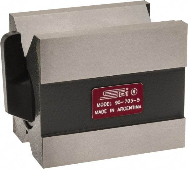 SPI - 0.19 to 1-3/4" Capacity, 90° Angle, Hardened Steel V-Block - 2-3/4" Long x 2" Wide x 2-3/8" High, Sold as Individual - Exact Tool & Supply