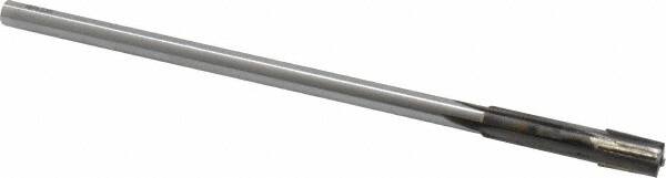 Made in USA - 0.2381 to 0.253" Diam, 15/64" Diam Shank, 1-1/2" Flute, Semi Finish Semi Ground Chucking Reamer - Exact Tool & Supply