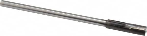 Made in USA - 0.3471 to 0.378" Diam, 5/16" Diam Shank, 1-3/4" Flute, Semi Finish Semi Ground Chucking Reamer - Exact Tool & Supply
