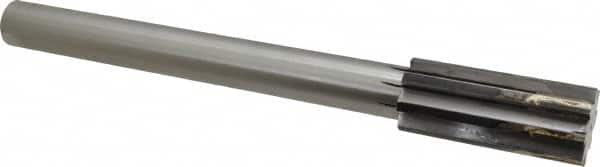 Made in USA - 1.3156 to 1.378" Diam, 1" Diam Shank, 3-1/4" Flute, Semi Finish Semi Ground Chucking Reamer - Exact Tool & Supply
