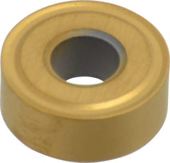 Interstate - RNMG43 Grade TCN55 Carbide Turning Insert - TiN Finish, Round, 1/2" Inscr Circle, 3/16" Thick - Exact Tool & Supply