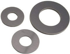 Made in USA - 5/8" Screw, Grade Gray PVC Standard Flat Washer - 0.687" ID x 1-1/2" OD, 1/8" Thick, Plain Finish - Exact Tool & Supply