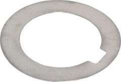 Made in USA - 3/32" Long x 1/4" Wide Notch, 0.01" Thick Internal Notched Washer - 301-304 Stainless Steel, 1" ID, 1-1/2" OD - Exact Tool & Supply