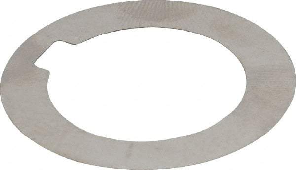Made in USA - 3/32" Long x 1/4" Wide Notch, 0.005" Thick Internal Notched Washer - 301-304 Stainless Steel, 1" ID, 1-1/2" OD - Exact Tool & Supply